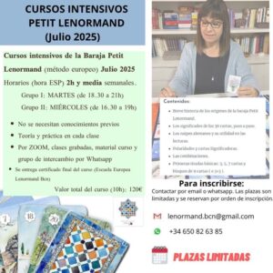 Cursos Intensivos Petit Lenormand (Julio 2025)