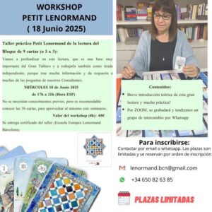 Workshop Petit Lenormand (18 Junio 2025)